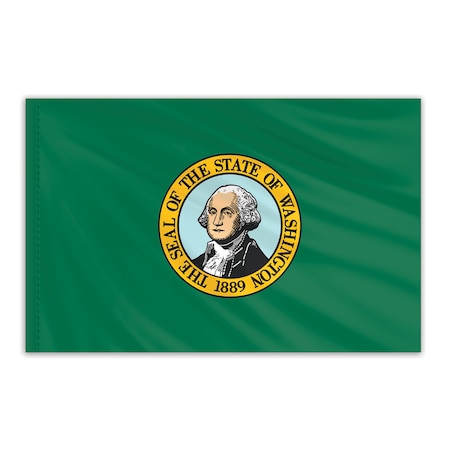 Washington Indoor Nylon Flag 6'x10'